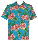 Hawaiian Shirt Mens Allover Flower Beach Aloha Party Casual Holiday Short Sleeve