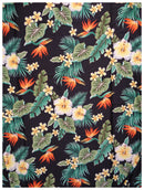 Sarong Flower Leaf Beach Swimsuit Wrap Plus Size Cover up Pareo