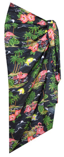 Sarong Wraps For Women mens Beach hawaiian Wraps Camp Vacation Tourist Party