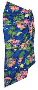 Sarong Wraps For Women mens Beach hawaiian Wraps Camp Vacation Tourist Party