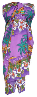 sarong coverups for women Flower Leaf Beach Swimsuit Wrap Plus Size Pareo