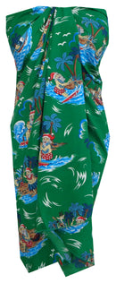 Sarong Wraps For Women mens Beach hawaiian Wraps Camp Vacation Tourist Party