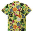 Hawaiian Shirts Boys Flamingo Beach Aloha Party Camp Short Sleeve Holiday Casual