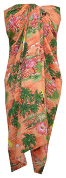 Sarong Wraps For Women mens Beach hawaiian Wraps Camp Vacation Tourist Party