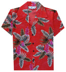 Boys Hawaiian Shirt Aloha Party Casual Camp Cruise vacation Tourist Beach Wear