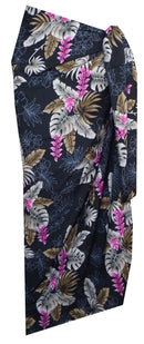 Alvish Sarong Women Allover Leaf Beach Swimsuit Wrap for Women Girls