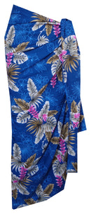 Alvish Sarong Women Allover Leaf Beach Swimsuit Wrap for Women Girls