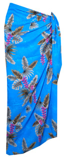 Alvish Sarong Women Allover Leaf Beach Swimsuit Wrap for Women Girls