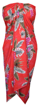 Alvish Sarong Women Allover Leaf Beach Swimsuit Wrap for Women Girls