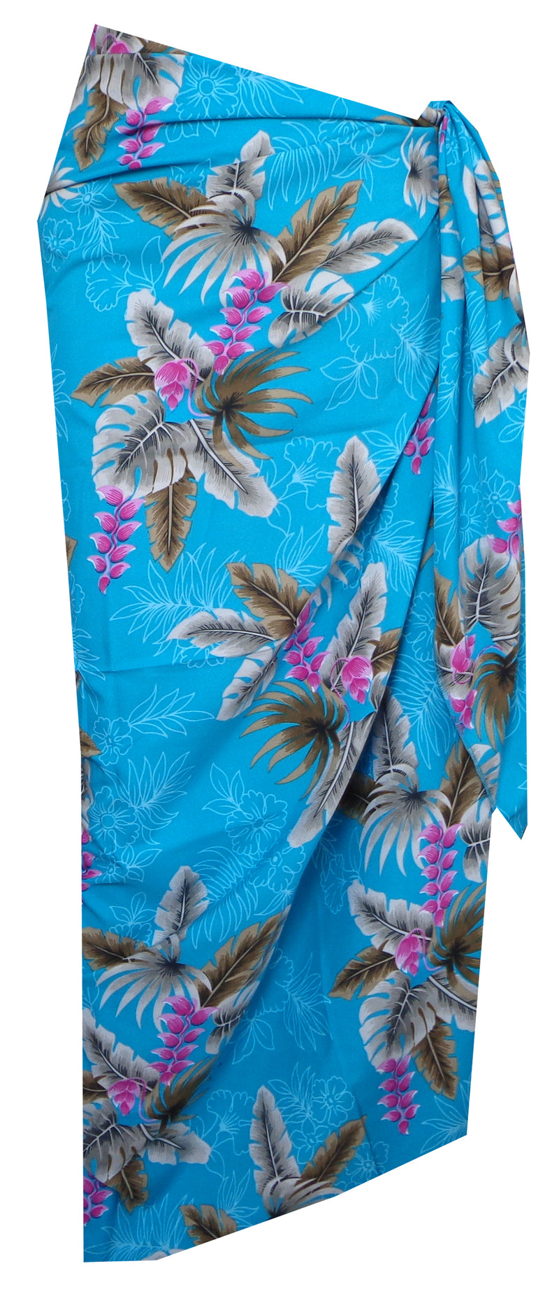 Alvish Sarong Women Allover Leaf Beach Swimsuit Wrap for Women Girls