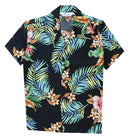 Alvish Hawaiian Shirt Boys Flower And Leaf Beach Aloha Party Casual
