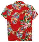 Alvish Hawaiian Shirt Boys Flower And Leaf Beach Aloha Party Casual