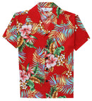 Alvish Hawaiian Shirt Boys Flower And Leaf Beach Aloha Party Casual