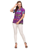 Hawaiian Shirt Womens Christmas Santa Claus Top Blouse Party Aloha Holiday Beach