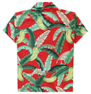 Alvish Hawaiian Shirts for Boys banana Leaves Beach Aloha Party Casual Camp Kids