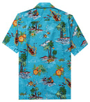 Hawaiian Shirts for Men Aloha Party Casual Camp Cruise vacation Tourist Wear