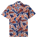 Hawaiian Shirts for Men Aloha Casual Button Down Cruise Beach Wear Short Sleeve