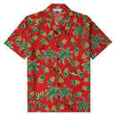Hawaiian Shirts for Men Aloha Casual Button Down Cruise Beach Wear Short Sleeve