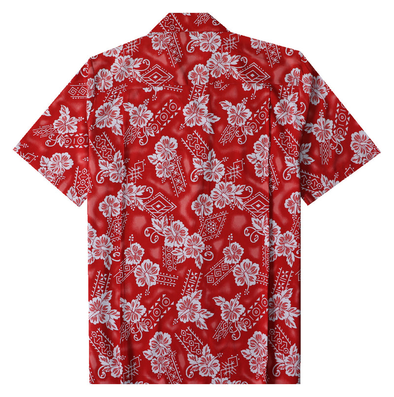Hawaiian Shirts for Men Aloha Casual Button Down Cruise Beach Wear Funny Fun