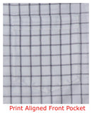 Men's Button Down Short Sleeve Casual Regular Fit Pocket Cotton Checks Shirt