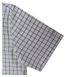 Men's Button Down Short Sleeve Casual Regular Fit Pocket Cotton Checks Shirt