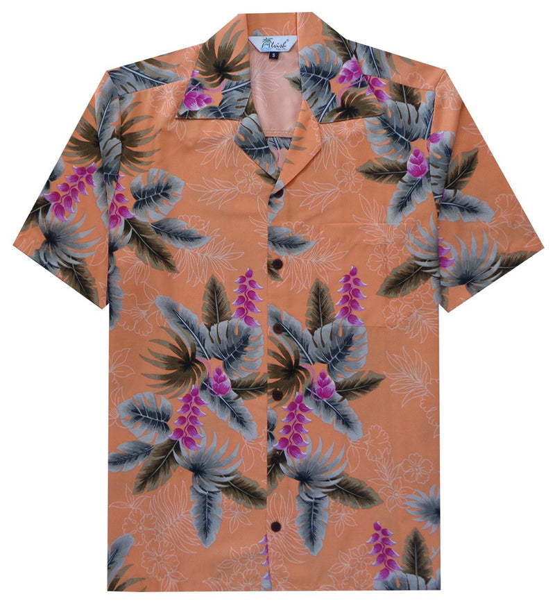 Hawaiian Shirt Mens Allover Flower Beach Camp Party Casual Holiday Short Sleeve