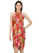 Sarong Wraps For Women mens Beach hawaiian Wraps Plus Size Cover up Aloha Party