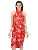 Sarong Wraps For Women mens Beach hawaiian Wraps Plus Size Cover up Aloha Party