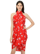 Sarong Wraps For Women mens Beach hawaiian Wraps Plus Size Cover up Aloha Party