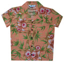 Boys Hawaiian Shirt Aloha Party Casual Camp Cruise vacation Tourist Beach Wear