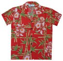 Boys Hawaiian Shirt Aloha Party Casual Camp Cruise vacation Tourist Beach Wear